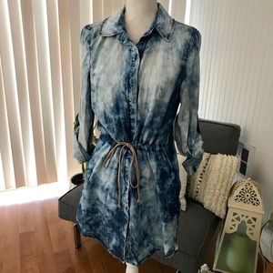Acid washed Denim dress